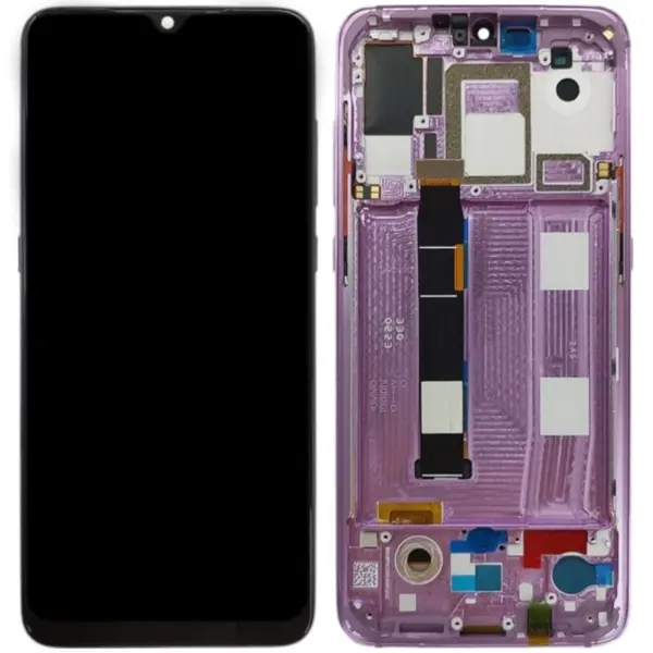 MR3_194644 Дисплей xiaomi mi 9 se, з сенсором, та рамкою lavender фіолетовий original prc 