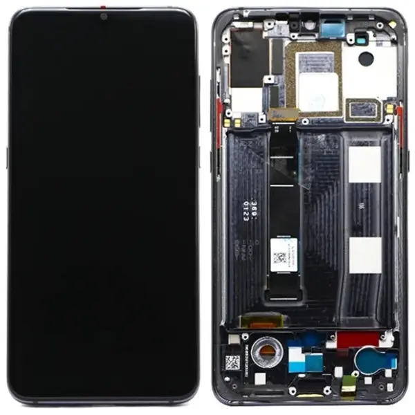 MR3_194649 Дисплей xiaomi mi 9, з сенсором, та рамкою piano black original prc 