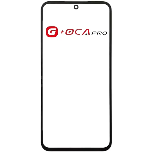 MR3_194854 Скло корпусу для g, oca pro tecno spark 20 pro, infinix hot 40 pro з oca-плівкою, black 