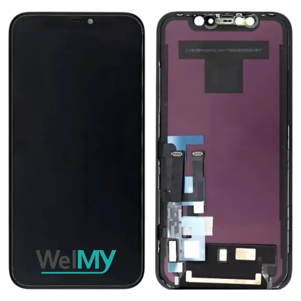 MR3_239605 Дисплей iphone 11, з сенсором, та рамкою black (welmy) 