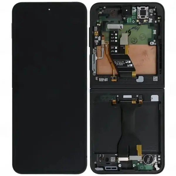 MR3_251463 Дисплей samsung sm-f766 z flip 7 (2025), з сенсором, та рамкою black сервісний оригінал (inner) 