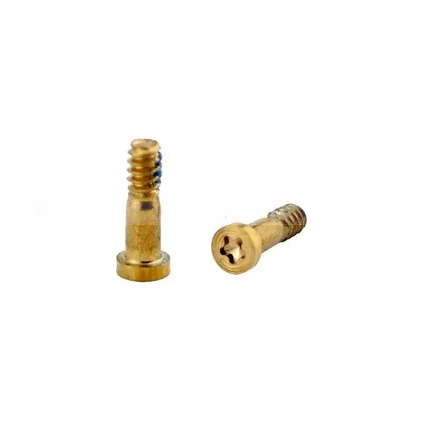 MR3_26642 Гвинти нижні iphone 5, iphone 5s, iphone se, iphone 6, iphone 6s, iphone 6 plus, iphone 6s plus gold (комплект 2шт.) 