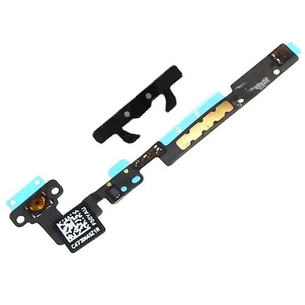 MR3_3052 Шлейф ipad mini, ipad mini 2 кнопки меню (home) з пластиком black 