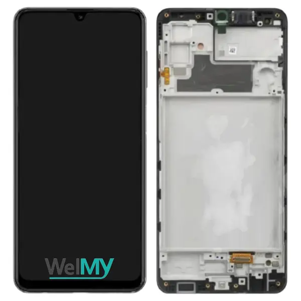 MR3_321421 Дисплей samsung sm-m325 galaxy m32 ( (2021), з сенсором, та рамкою black oled (welmy) 