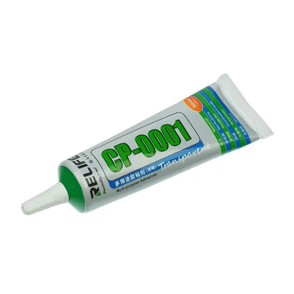 MR3_332192 Клей силіконовий relife cp-0001, 50ml прозорий, в тюбику з дозатором 