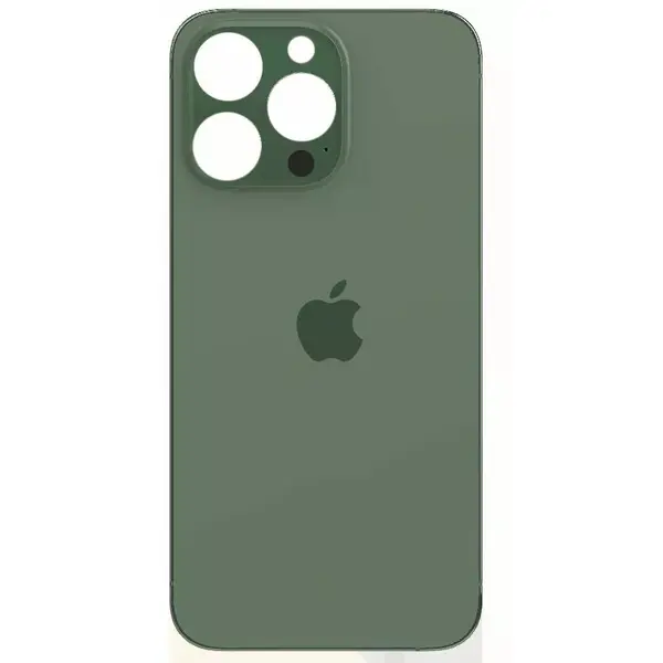 MR3_333191 Задня кришка (скло) iphone 13 pro max alpine green (small hole), сервісний оригінал 