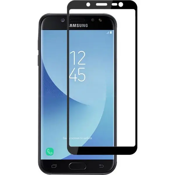 MR3_100906 Скло samsung j600 galaxy j6 (2018) full glue (0.3mm, 2.5d) black 