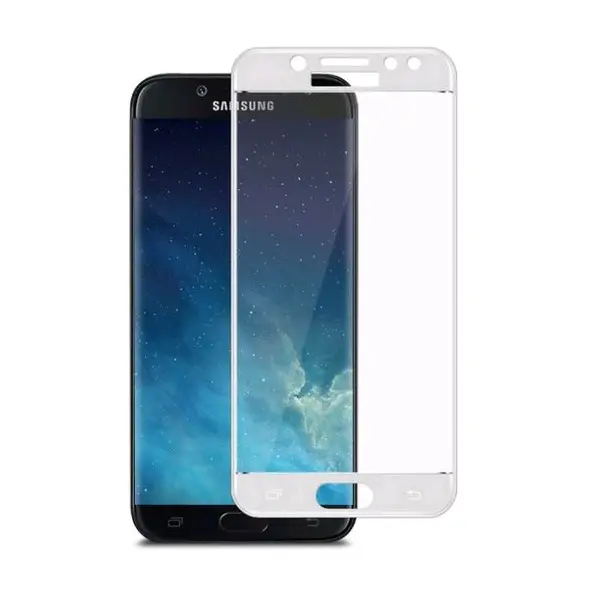 MR3_101278 Скло samsung j400 galaxy j4 (2018) full glue (0.3mm, 2.5d) білий 