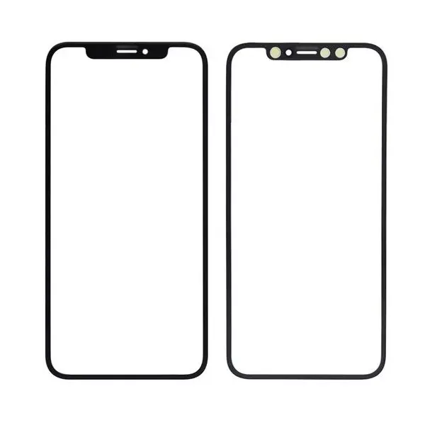 MR3_102090 Скло корпусу для iphone x, iphone xs з оса-плівкою black 
