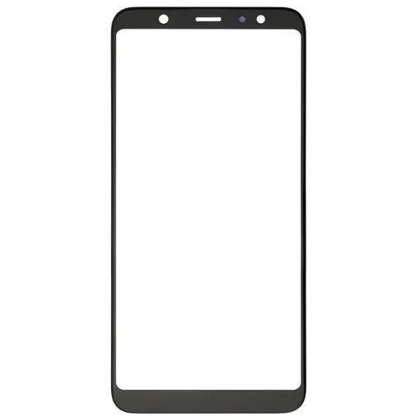 MR3_103314 Скло корпусу для samsung j800 galaxy j8, j810 galaxy j8 (2018) з oca-плівкою, black оригінал (prc) 