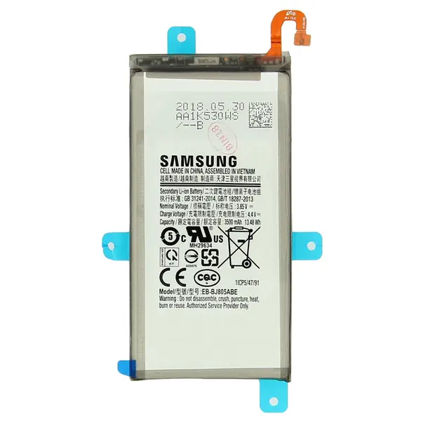 MR3_103586 Акумулятор samsung a605 galaxy a6 plus (2018), j810 galaxy j8 (eb-bj805abe), (aaaa), (без logo) 