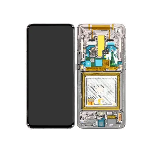 MR3_104121 Дисплей samsung sm-a805f galaxy a80 (2019), з сенсором, та рамкою black сервісний оригінал 