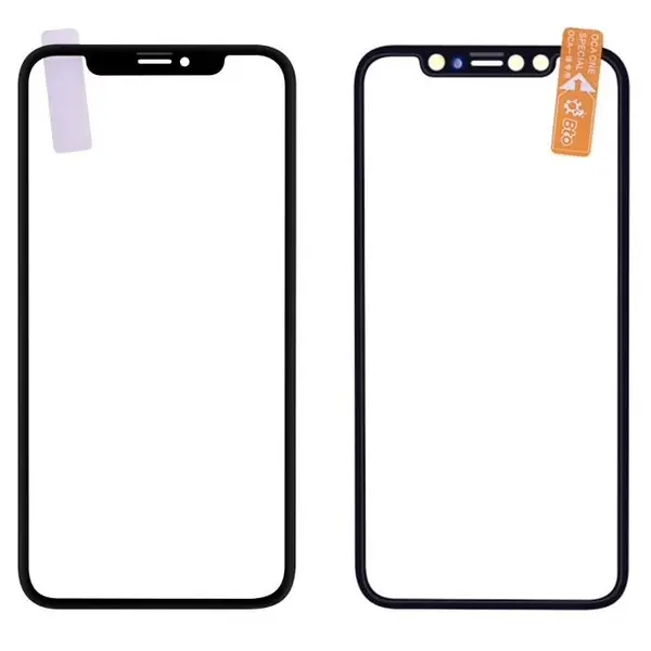 MR3_104660 Скло корпусу для iphone xr з оса-плівкою black 