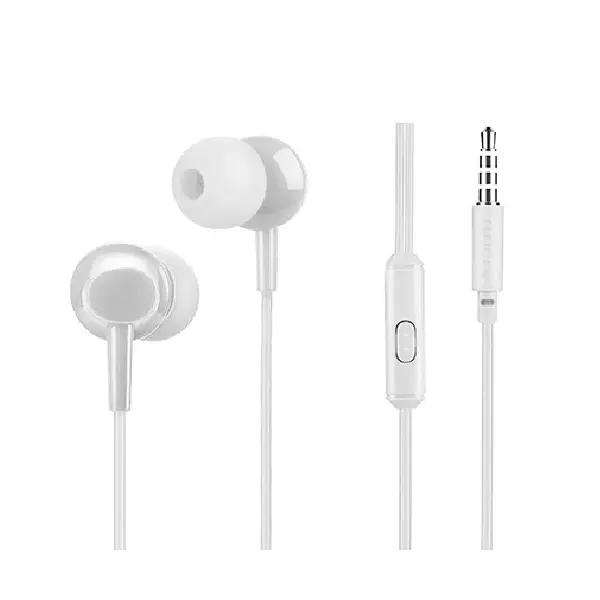 MR3_106031 Навушники hoco m19 drumbeat universal mini-jack білий (з мікрофоном) HOCO
