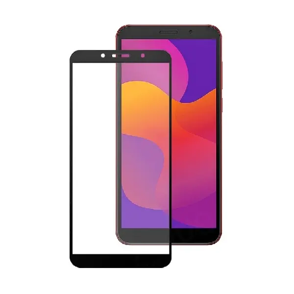 MR3_106079 Скло huawei y5p, honor 9s full glue (0.3mm, 2.5d) black 