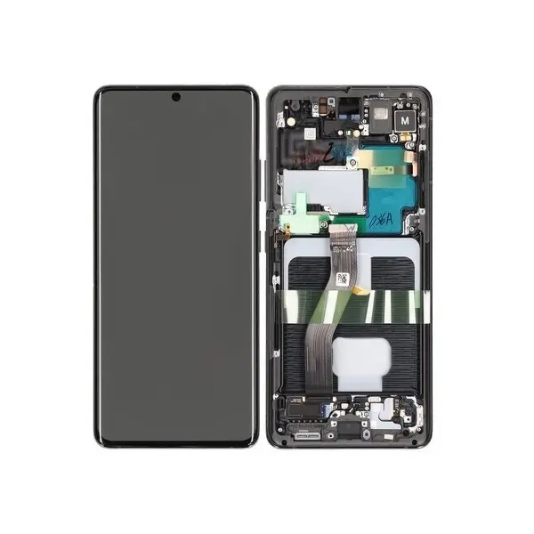 MR3_107110 Дисплей samsung sm-g998 galaxy s21 ultra, з сенсором, та рамкою phantom black сервісний оригінал 