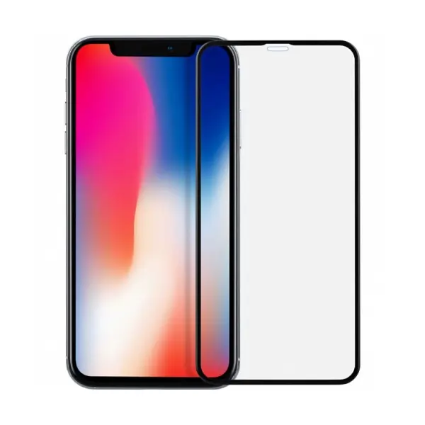 MR3_107410 Скло iphone xr (2018), 11 (0.3mm, 5d, 10d, чорний) топ без упаковки 