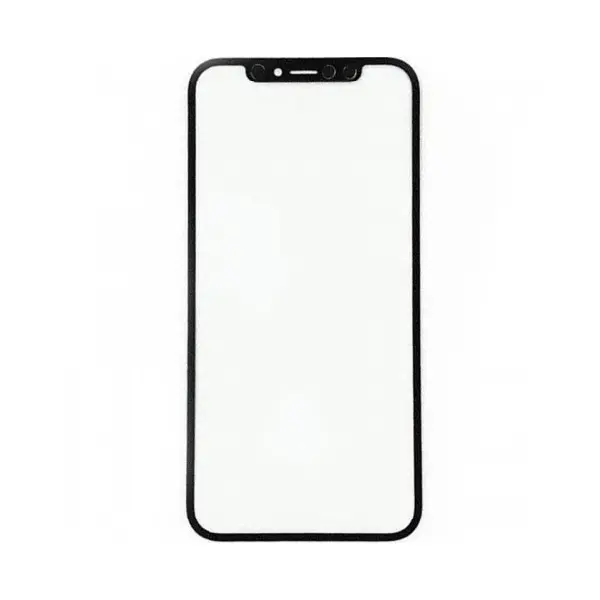 MR3_108221 Скло корпусу для iphone 12, iphone 12 pro з oca-плівкою black оригінал 