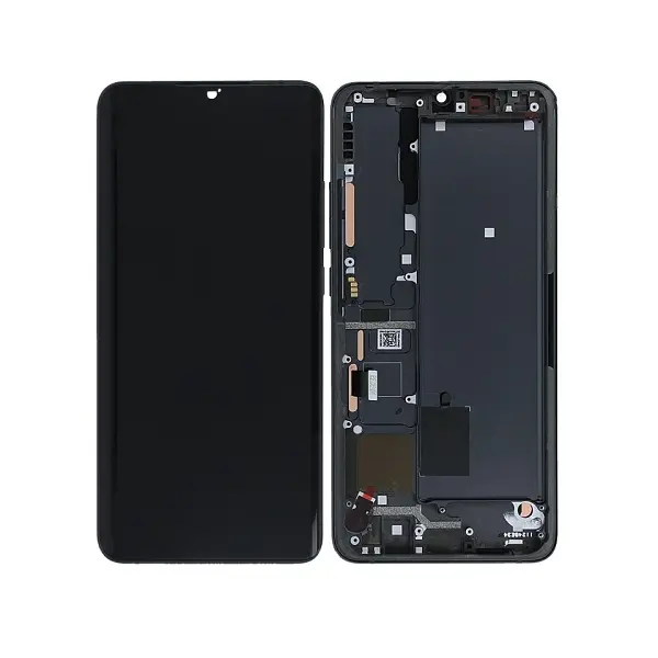 MR3_108468 Дисплей xiaomi mi note 10, mi note 10 lite, з сенсором, та рамкою midnight black сервісний оригінал 