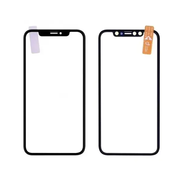 MR3_109769 Скло корпусу для iphone xr з оса-плівкоют та рамкою black оригінал 
