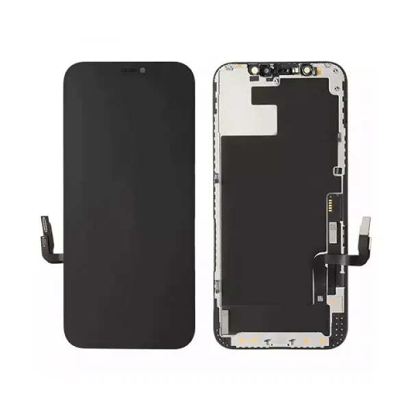 MR3_110467 Дисплей iphone 12, iphone 12 pro, з сенсором, та рамкою black (gx oled) 