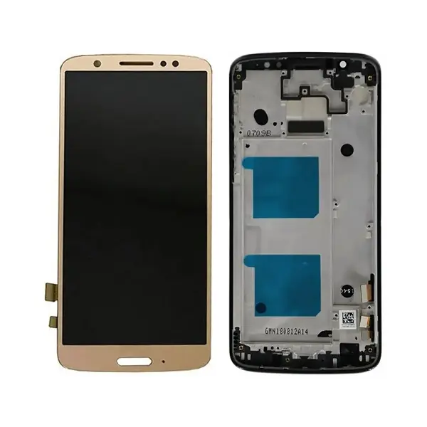 MR3_113980 Дисплей motorola xt1925 moto g6, з сенсором, та рамкою gold 