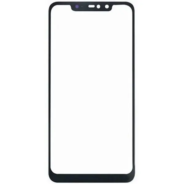 MR3_114202 Скло корпусу для redmi note 6, redmi note 6 pro з oca-плівкою, black оригінал (prc) 