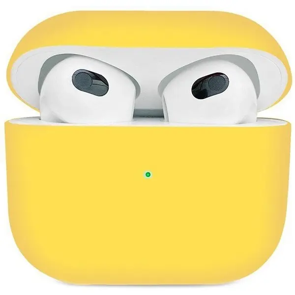MR3_115540 Чохол silicone case для airpods 3 yellow 