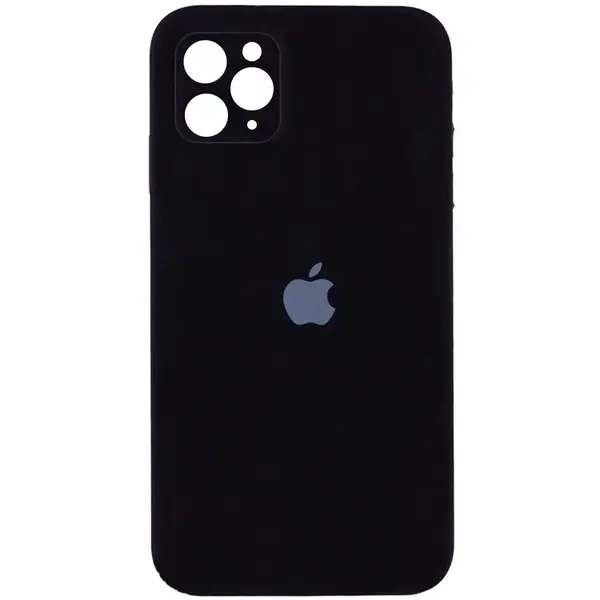 MR3_116592 Чохол silicone case для iphone 11 pro (18) black square side (квадратний) 