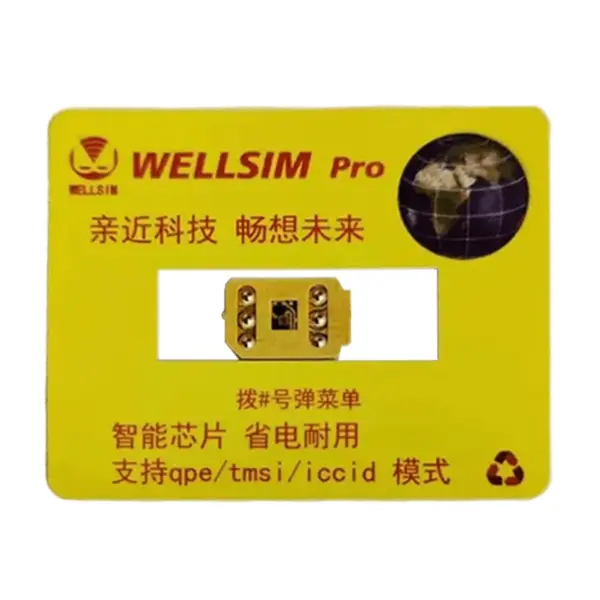 MR3_117252 Смарт-карта r-sim wellsim pro для розблокування iphone 11, iphone 11 pro, iphone 11 pro max, iphone 12, iphone 12 pro max PRC