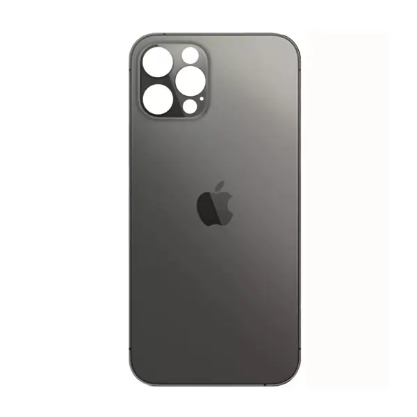 MR3_119988 Задня кришка (скло) iphone 13 pro graphite (big hole), сервісний оригінал 