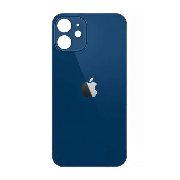 MR3_120016 Задня кришка (скло) iphone 12 mini blue (big hole), сервісний оригінал 