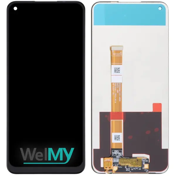 MR3_124406 Дисплей oppo a53 4g, oppo a32 (2020), oppo a33 (2020), a53s 4g (2021), з сенсором, black (welmy) 