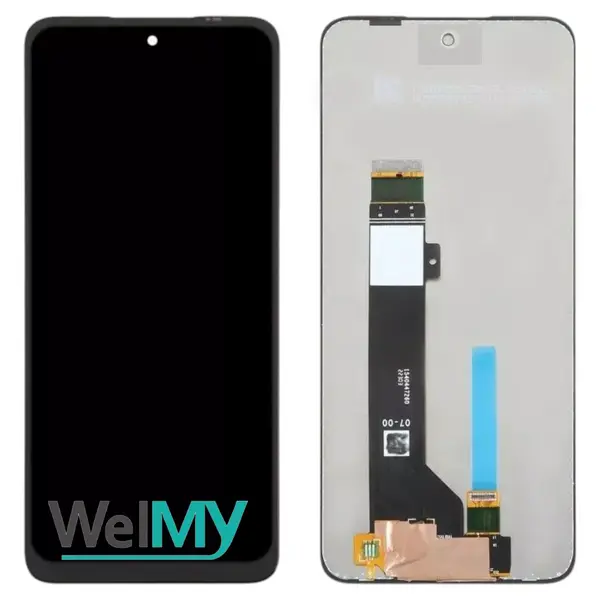 MR3_194804 Дисплей motorola xt2331, xt2333 moto g13, g23, з сенсором, black (welmy) 