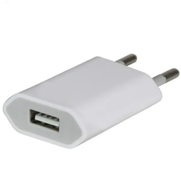 MR3_1986 Мережевий зарядний пристрій apple 5w 1a, білий оригінал 