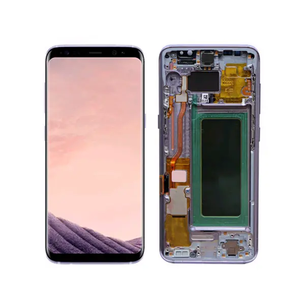 MR3_102327 Дисплей samsung sm-g955fd galaxy s8 plus, з сенсором, та рамкою orchid gray сервісний оригінал 
