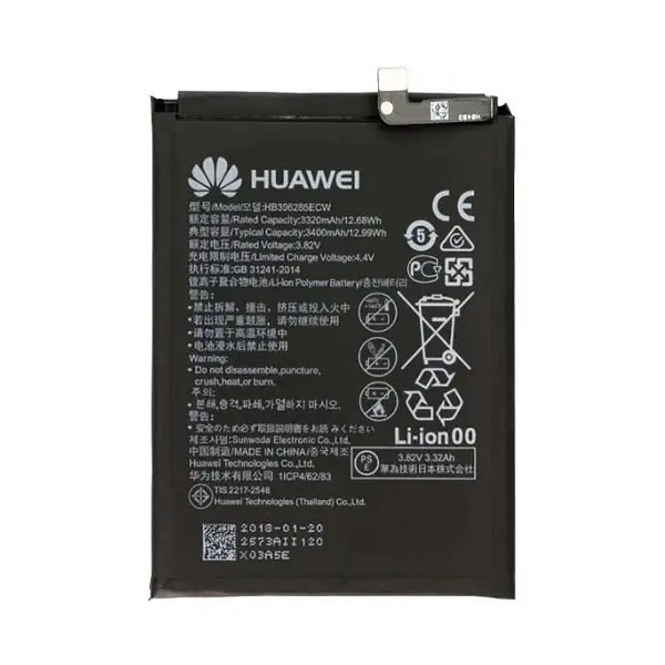 MR3_104219 Акумулятор huawei p smart (2019), p20, honor 10 lite (hb396286ecw, hb396285ecw), (aaaa), (без logo) 