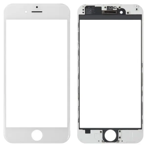 MR3_105033 Скло корпусу для iphone 6 з oca-плівкою та рамкою білий оригінал 