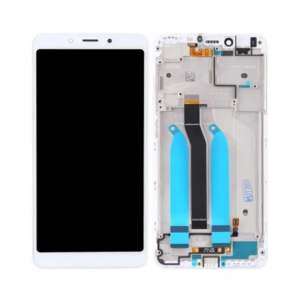 MR3_105355 Дисплей redmi 6, redmi 6a, з сенсором, та рамкою білий 