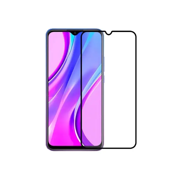 MR3_106060 Скло redmi 9, redmi 9t, redmi 9 prime, poco m2, poco m3 (0.3mm, 4d arc люкс) black 