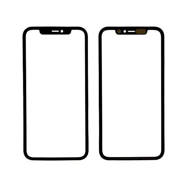 MR3_108234 Скло корпусу для iphone 11 з oca-плівкою та рамкою black оригінал 