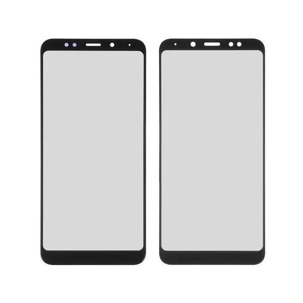 MR3_109715 Скло корпусу для redmi 5 plus з oca-плівкою, black оригінал (prc) 