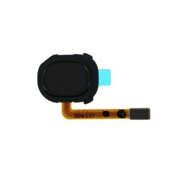 MR3_110286 Шлейф samsung a205, a305, a405 galaxy a20, a30, a40 (2019) зі сканером відбитку пальця black, знятий оригінал 
