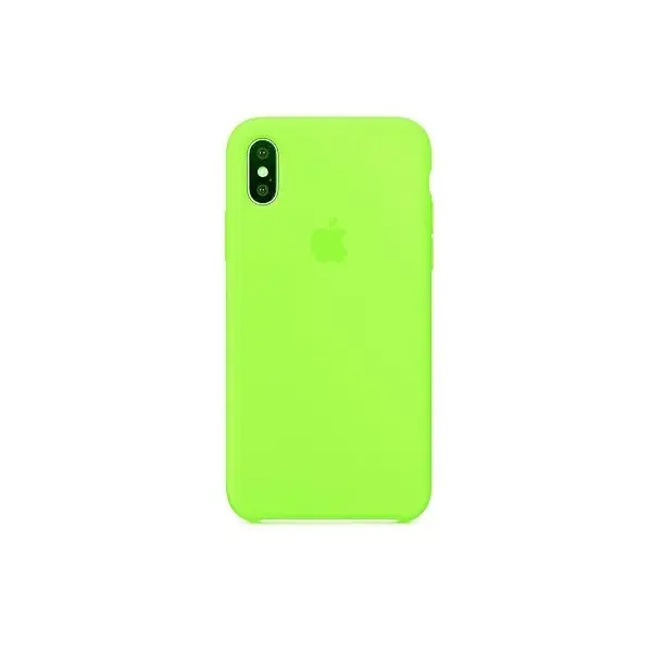 MR3_112639 Чохол silicone case для iphone x, xs (45) army green (закритий низ) 