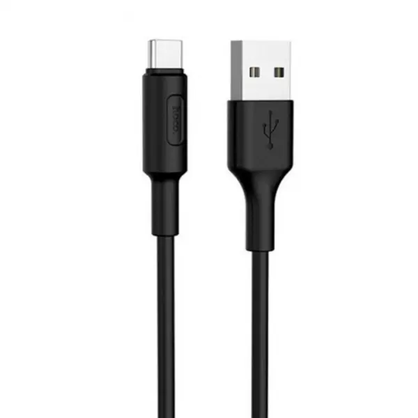 MR3_114714 Кабель usb hoco x25 soarer type-c 2a 1m black 