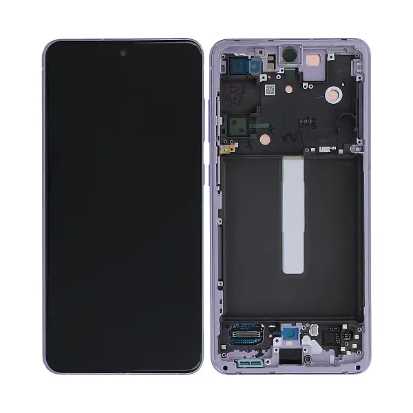 MR3_115203 Дисплей samsung sm-g990 galaxy s21fe (2021), з сенсором, та рамкою lavender сервісний оригінал 