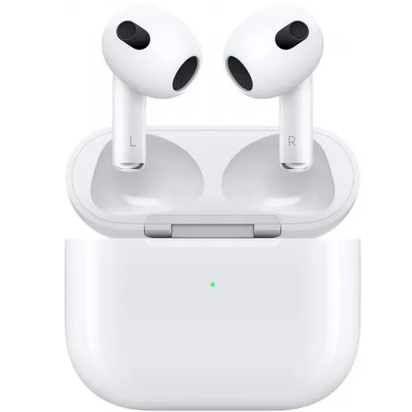 MR3_115311 Навушники бездротові airpods 3 (chipset jerry) з підтримкою бездротової зарядки, білий, h/c 