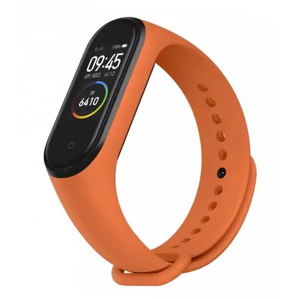 MR3_115401 Ремінець xiaomi mi band 3, mi band 4 помаранчевий 
