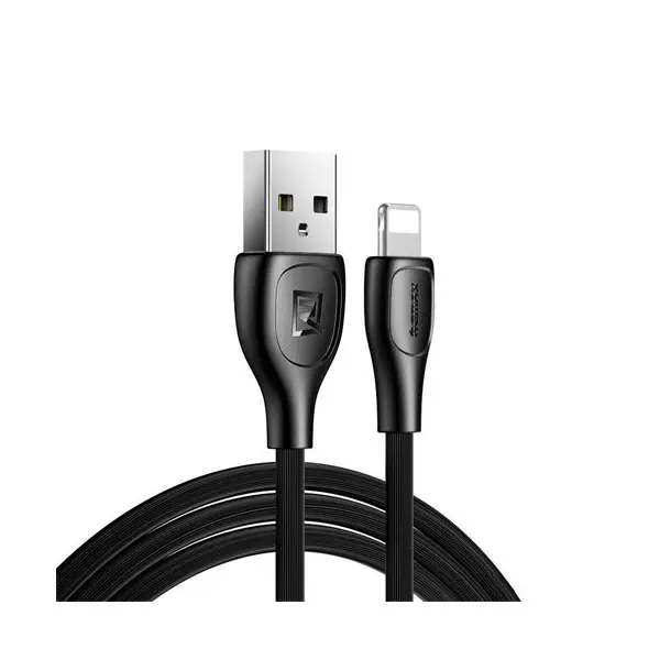 MR3_118036 Кабель usb lightning remax lesu pro rc-160i, 2.1a 1m black REMAX