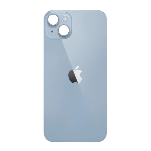 MR3_118182 Задня кришка (скло) iphone 14 plus blue (big hole) 